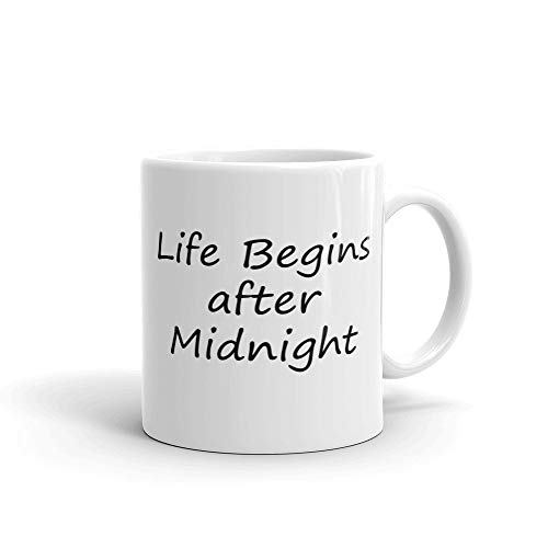 Taza Eli231Abe Life Begins After Midnight Party All Nighter