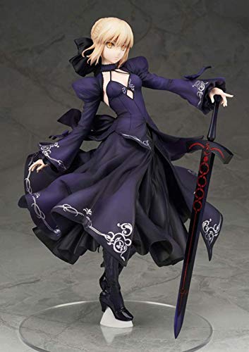 TELEPHNY Fate/Stay Night, Black Saber Knight Arturia Pendragon (Alter) King Arthur Figura De AccióN Figura De AnimacióN Modelo Anime Personaje Estatua DecoracióN ColeccióN