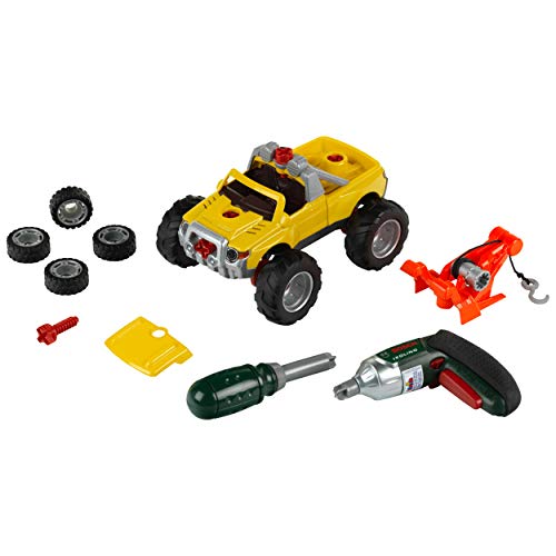 Theo Klein-8168 Bosch camión 3 en 1, car tuning set, juguete, color surtido (8168)
