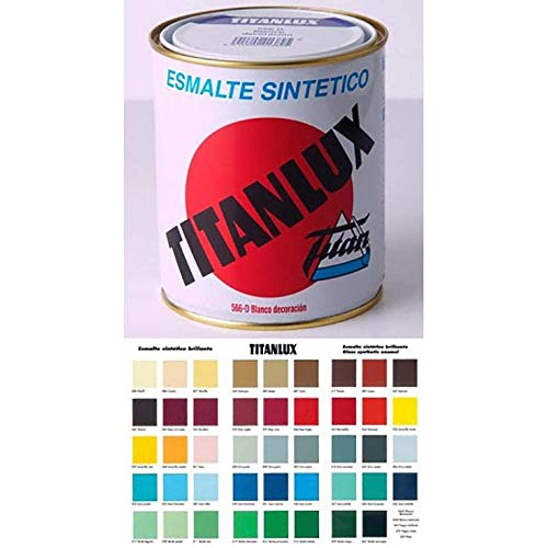 Titanlux - Esmalte sintético, Bermellon, 375 ML (ref. 001056338)