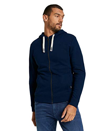 Tom Tailor 1024073 Cutline Chaqueta Deportiva, Sky Captain Blue 10668-Juego de Mesa [Importado de Alemania], L para Hombre