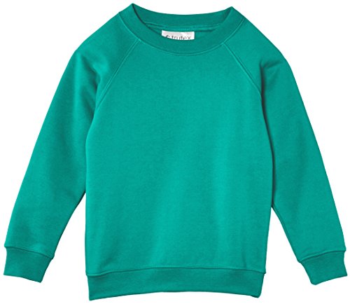 Trutex Limited 260G Crew Neck, Sudadera para Niños, Verde (Jade), 2-3 años (Talla del fabricante: 19-20" Pecho)