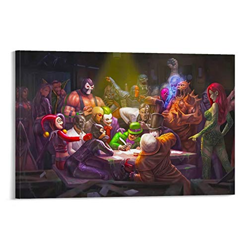 TUOXIE Elizabeth Arkham Asylum for the Criminally Insane Poster decorativo lienzo de pared arte de sala de estar póster de dormitorio pintura 30 x 45 cm