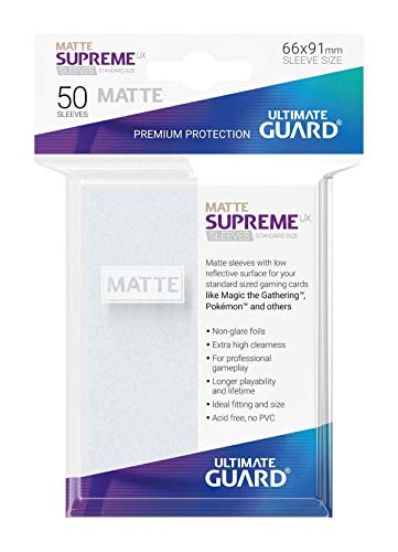 Ultimate Guard Supreme UX mangas juego de cartas, color negro , color/modelo surtido