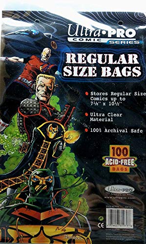 Ultra Pro Comic Bags Current Size (100 ct.)