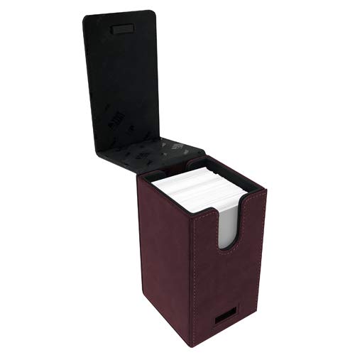 Ultra Pro E-85764 - Caja para Cartas (Gamuza), diseño de Torre Alcove, Color Rojo