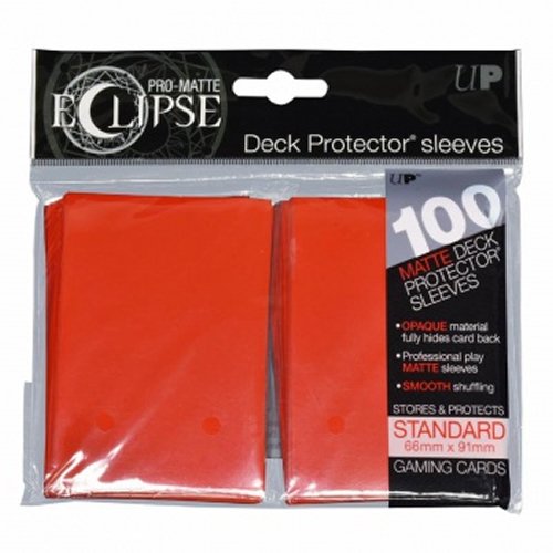 Ultra Pro- Pro-Matte Eclipse Apple Red (100), Color Rojo (UPR85604)