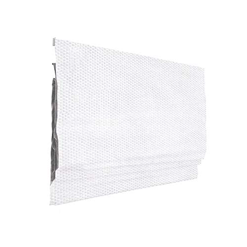 Victoria M. Ivora Estor Plegable, Cortina Plegable paqueto, 120 x 175 cm, Blanco