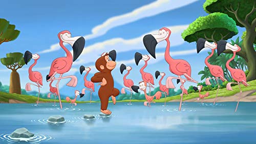 Wayne Dove Curious George 3 Back to The Jungle Movie Póster en Seda/Estampados de Seda/Papel Pintado/Decoración de Pared 254370569