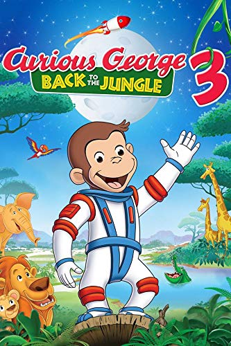 Wayne Dove Curious George 3 Back to The Jungle Movie Póster en Seda/Estampados de Seda/Papel Pintado/Decoración de Pared A10520907