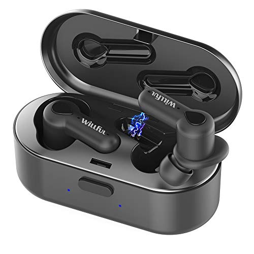 Willful Auriculares, True Wireless Bluetooth 5.0 In-Ear Cascos inalambricos con Caja de Carga Auriculares inalámbricos Bluetooth HiFi Estéreo para iPhone y Android