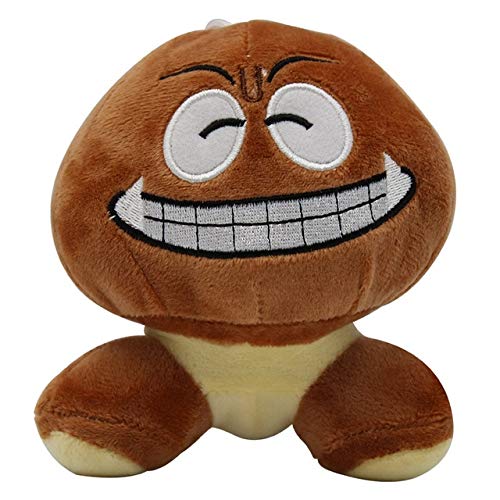 WLYY 24Styles 6-25CM Super Mario Bros Boo Luigi Toadette Mushroom Goomba Stealth Rabbit Koopa Shy Guy Dry Bones Peluches Regalos para niños 12CM Goomba D