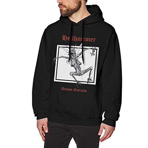 XCNGG Sudadera con Capucha para Hombre Suéter para Hombre Hellhammer Hoodies Fun Classic Sweatshirt Casual Pullover for Mens