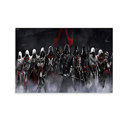 XYDD Póster de los personajes de Assassin's Creed (30 x 45 cm)
