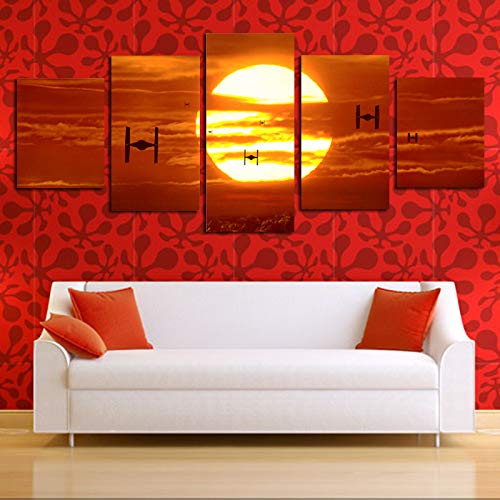 Yacart Lienzos Impresiones Art Picture Poster No Enmarcado Decorativa 5 Star Wars Panorama Oil 20X25X220X35X220X45X1A