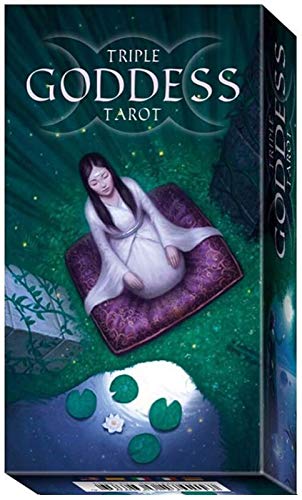 YANG Juego De Cartas del Tarot De Las Tres Diosas, Tarjeta De Adivinación De Mazo para Principiantes (Versión En Inglés)