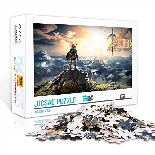 YITUOMO 1000 Piezas de Rompecabezas para Adultos o Adolescentes The Legend of Zelda Classic Puzzle Juguetes educativos DIY Gift Fun Game 52X38cm