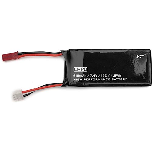 YUNIQUE ESPANA 1 Pieza bateria de Litio 7.4V 610mAh 15C 4.5Wh X4 H502S H502E RC Quadcopter