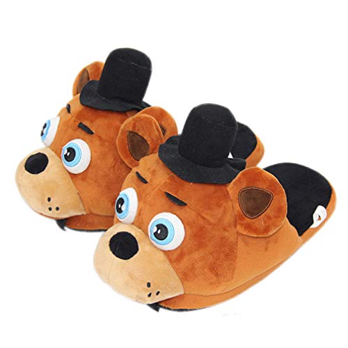 Zapatillas Five Nights at Freddy'S Shoes Home Floor - Zapatillas de algodón de Felpa Anime