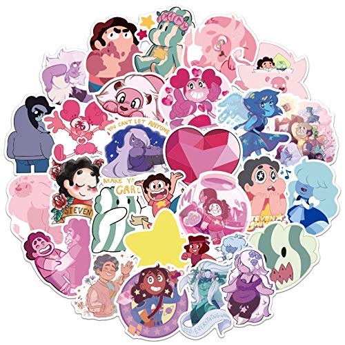 ZXXC 50 unids/Pack Steven Universe Anime Pegatinas de Dibujos Animados para monopatín Casco Regalo Bicicleta Ordenador portátil Coche Juguetes para niños