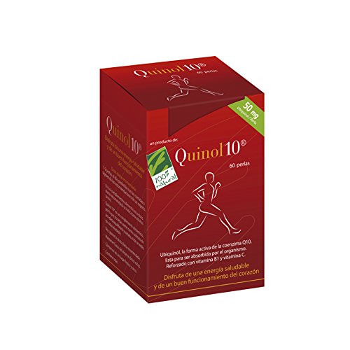 100% natural Quinol10 Ubiquinol Complemento Alimenticio 50 mg -60 Cápsulas