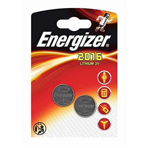 40 x Energizer CR2016 Coin Battery Batteries Lithium 3V for Watches Torches Keys