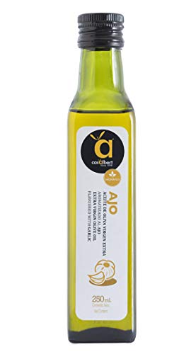 a cas albert Aceite De Oliva Virgen Extra Con Ajo. Aceite De Oliva Español Aromatizado Al Ajo. Botella De Vidrio 250 Ml