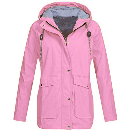 Abrigo Largo y Cálido Mujeres Piel Collar Chaqueta con Capucha Anorak Desgastar Delgado Invierno Parka Sac