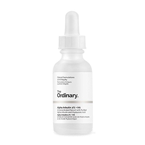 Ácido hialurónico de la marca The ordinary 2% de alfa arbutina + ácido hialurónico. Formulación médica para la piel, cerumen antimanchas de 30 ml.