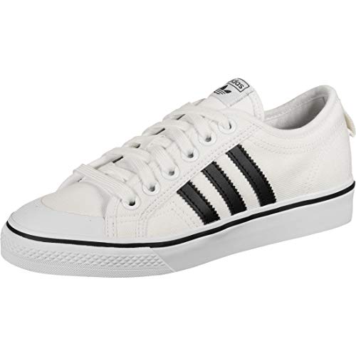 Adidas Nizza, Zapatillas Hombre, Blanco (Footwear White/Core Black/Footwear White 0), 43 1/3 EU