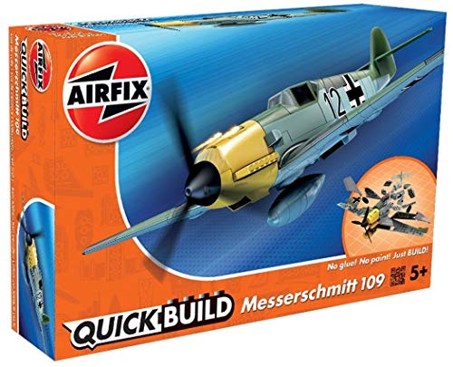 Airfix Quick Build - Modelo de avión Messerschmitt Bf109e
