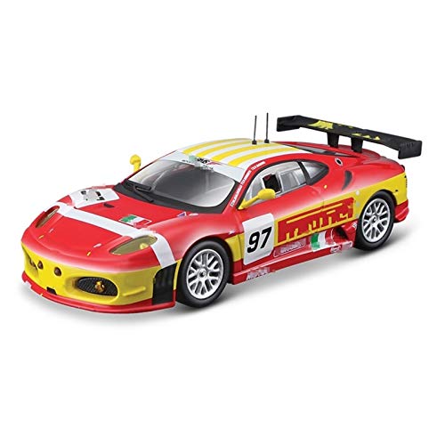 Aleación Niño Coche Deportivo 1:43 Para Edición Tapa Dura 2008 Para Ferrari F430 GT2 Modelo De Carreras Simulación Modelo Automóvil Modelo Aleación Juguete De Juguete Masculino Regalo para niños peque