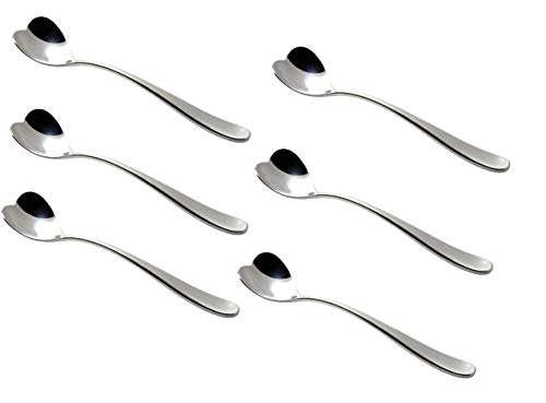 Alessi ammi01cu Big Love – Copa para Helados con Cuchara en 18/10 Acero Inoxidable Espejo Pulido, Juego de 6