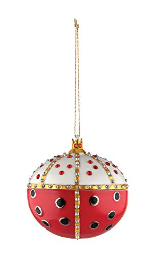 Alessi Re Coccinello Adorno, Porcelana, Multicolor, One Size