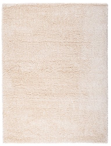 Alfombra De Salón Pelo Alto Y Largo Shaggy Moderna Colección Touch Me – Color Crema De Diseño Plano – Mejor Calidad – Varias Dimensiones S-XXXL 240 x 330 cm