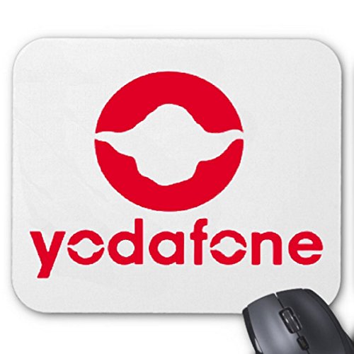 Alfombrilla de ratón para ratón de ordenador "Yodafone Star Wars Jedi Knight ner Vodafone" para tu ordenador portátil, ordenador portátil o PC Internet .. (Windows Linux, etc.)