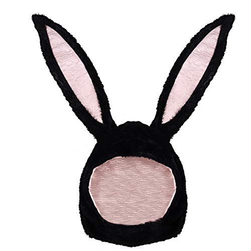 Amosfun Bunny Hat Ears Hats Adults for Hood with Ear -1 PC Bunny Ear Cap Cute Animal Shaped Cartoon Rabbit Ear Hat Plush Cap Party Hat for Women Teens Girls Ladies