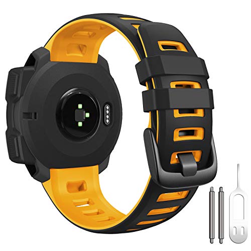 ANBEST Pulseras de Silicona Compatibles con Garmin Instinct Esports Correa, Pulsera de Suave Repuesto Deportiva para Garmin Instinct Tactical/Tide/Solar Smart Watch