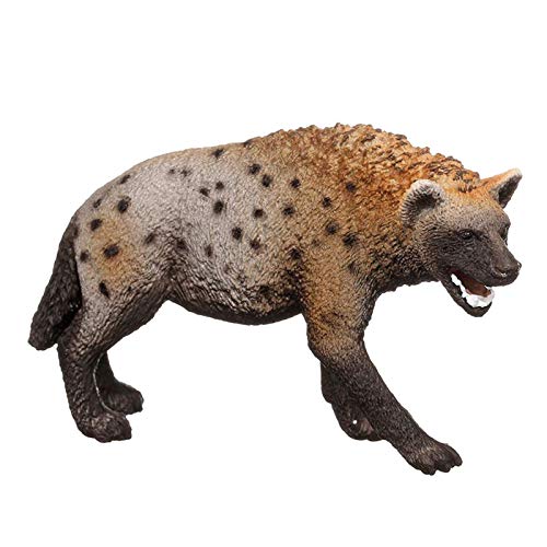 aniceday Figura De Hiena Salvaje De 3,4 Pulgadas, Modelo De PVC Animal, Figura De Modelo De Animal Salvaje, Juguete De Hiena para Niños, Juguete De Figura Preescolar