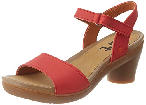 Art Alfama, Sandalias con Punta Abierta Mujer, Rojo (Red Red), 36 EU