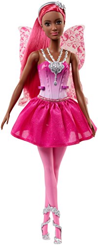Barbie Dreamtopia, muñeca hada con falda rosa, juguete +3 años (Mattel FJC86)