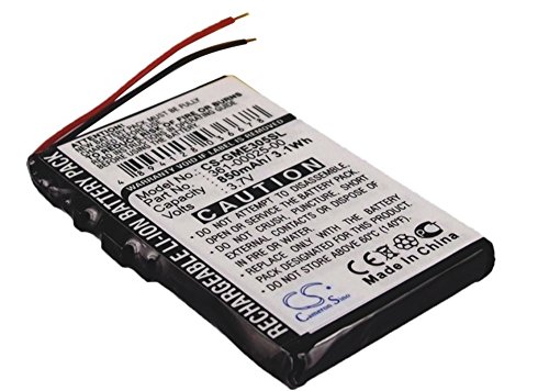 Batería de ion de litio, navegación GPS 850 mAh/3.1wh 3.7 V compatible con Garmin