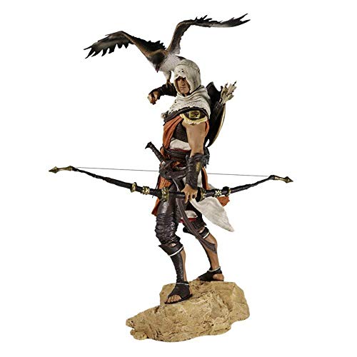 Bayek Bayek Assassin s Creed Juego Alrededores Hecho a Mano Modelo de Anime Estatua Muñecas Decoración Joyas Regalos Chasis Decoraciones Colecciones Material de PVC Respetuoso con el Medio Ambiente