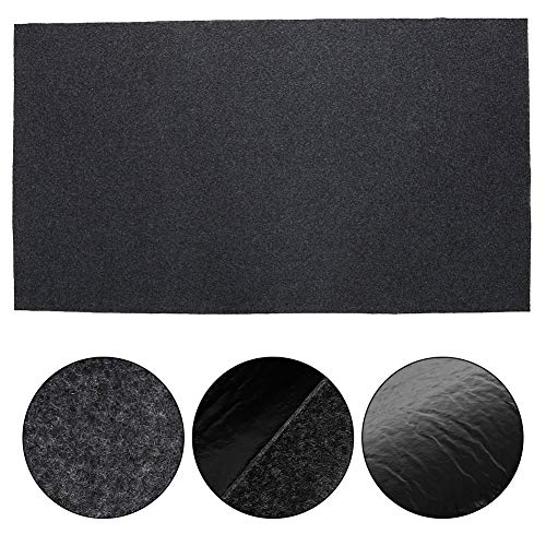 BBQ Gas Grill Splatter Mat, Alfombra Resistente al Calor a Prueba de Fuego de 124x75 cm para Alfombra Protectora de Piso de Patio