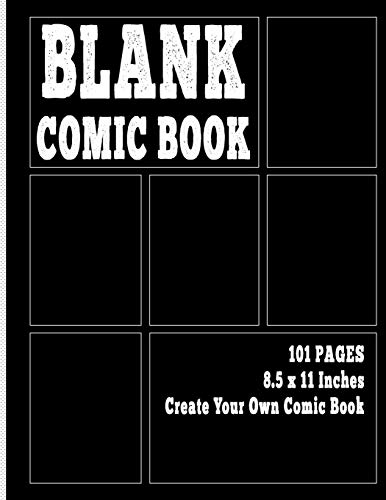 Blank Comic Book: 101 pages, 8.5x11, Create your own Comics