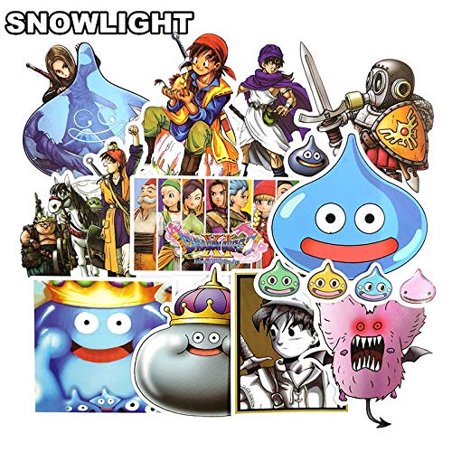 BLOUR Dragon Quest Classic Fashion Graffiti Stickers para Guitarra Skateboard Laptop Equipaje Bicicleta Motocicleta Toy Sticker 17 Unids/Lote