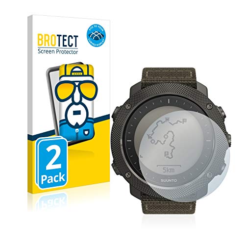 BROTECT Protector Pantalla Completa Compatible con Suunto Traverse Alpha (2 Unidades) 3D Curvo