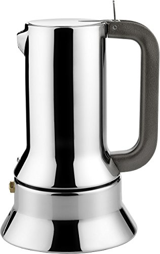 Cafetera expreso de acero inoxidable Alessi 9090/6 FM