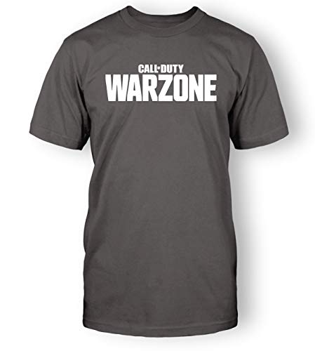 Call of Duty Warzone T-Shirt COD MW Top Tee Black Ops Cold War (Large, Charcoal Grey)