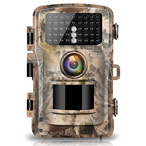 Campark Wildlife Cámara de Caza HD IP66 Trail Cámara 120 ° Gran Angular con Activación por Sensor de Movimiento Visión Nocturna e Infrarrojos Indicada para Vigilancia en Interiores e Exteriores